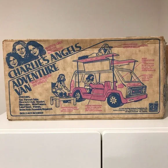 Vintage Charlie's Angels ADVENTURE VAN Headquarters On Wheels W/ BOX 1978 Hasbro - Picture 5 of 13